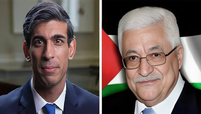 اتصال هاتفي بين الرئيسي الفلسطيني ورئيس وزراء بريطانيا: التزام بريطانيا بحل الدولتين