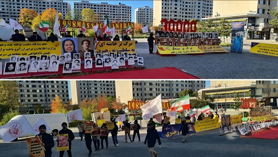 ستوكهولم: وقفة الإيرانيين تزامنا مع عقد محاكمة السفاح حميد نوري