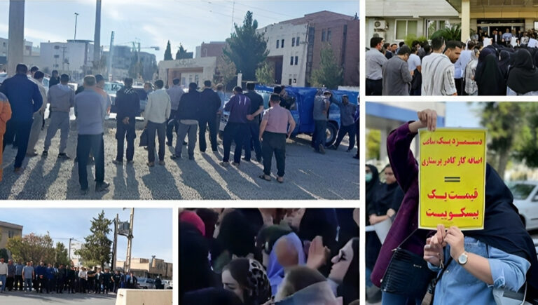 توسع نطاق التجمعات الاحتجاجية في إيران، من المتقاعدين إلى العاملين في قطاع النفط وإلى أسر الطلاب والمعاقين