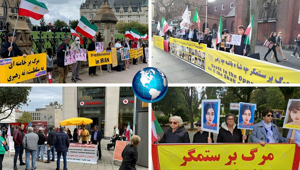 أوتاوا، تورونتو، سيدني، بوخارست، شتوتغارت، آرهوس، بريمن، هانوفر ومالمو - وقفات أنصار منظمة مجاهدي خلق الإيرانية
