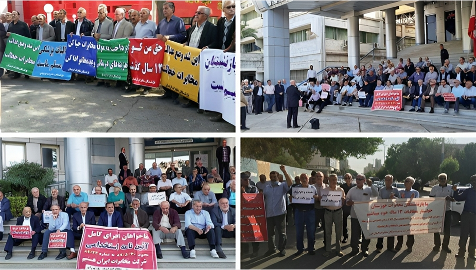 تجمعات احتجاجية لمتقاعدي الاتصالات في 21 محافظة تحت شعار "لن نحصل على حقنا إلا في أرض الشارع"