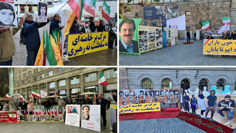 هامبورغ وكولونيا وستوكهولم – تضامن مع الانتفاضة الوطنية للشعب الإيراني
