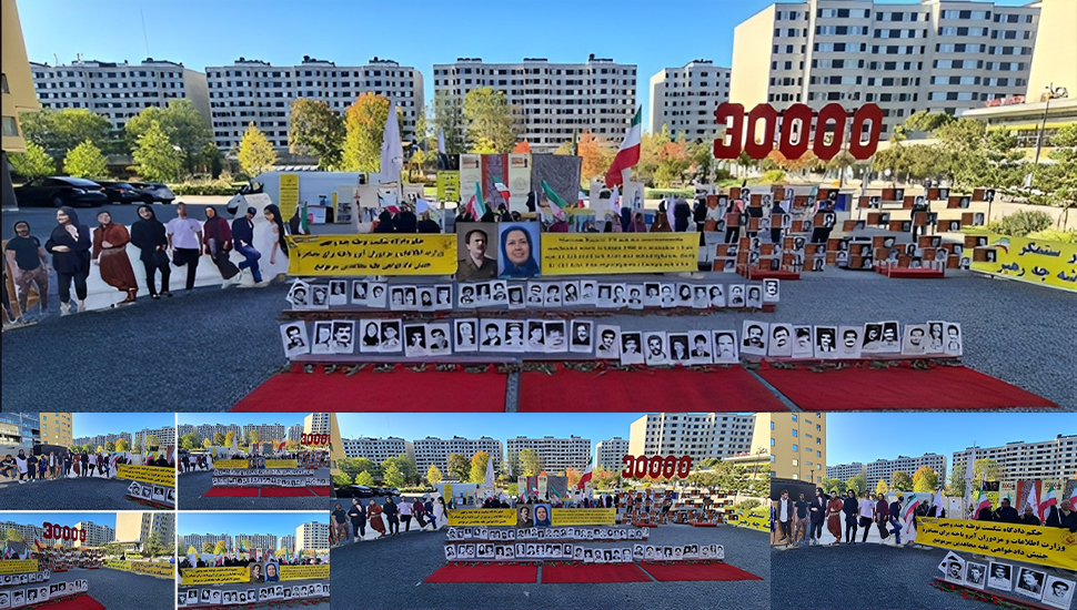 وقفة احتجاجية للايرانيين في ستوكهولم ضد نظام الملالي