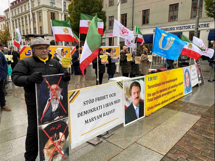 ميشيغان وأوتوبوري وتورونتو وتوركو ولاهاي - وقفات لأنصار منظمة مجاهدي خلق الإيرانية