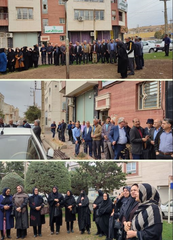 تجمعات احتجاجية للمتقاعدين في مدن مختلفة بشعار "يجب الإفراج عن المعلم المسجون"