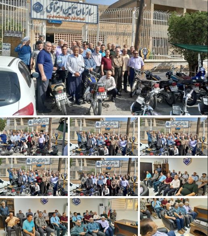 تجمعات احتجاجية في إيران لشرائح مختلفة من المتقاعدين إلى العاملين في استثمار النفط والغاز