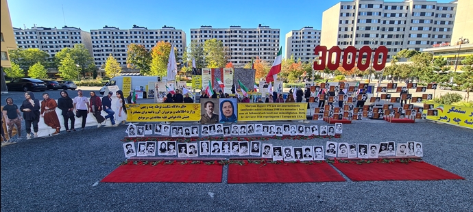 وقفة احتجاجية للايرانيين في ستوكهولم ضد نظام الملالي