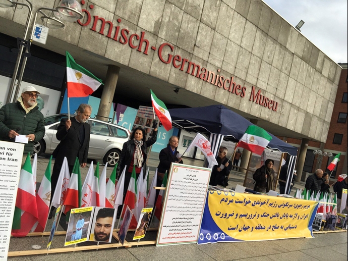 كولونيا وهايدلبرغ وهامبورغ وستوكهولم - وقفات أنصار منظمة مجاهدي خلق الإيرانية