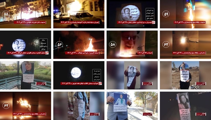 150 عملية لوحدات المقاومة وشباب الانتفاضة ضد نظام الملالي في عموم إيران(2)