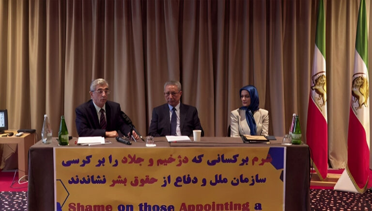 مؤتمر صحفي في جنيف: الأمم المتحدة تتعرض لعاصفة انتقادات لسماحها لمبعوث طهران بأن يترأس اجتماعاً للمنتدى الاجتماعي لحقوق الإنسان