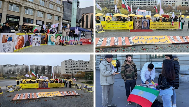ستوكهولم وكولونيا ولوسيرن بسويسرا – وقفات ينظمها أنصار منظمة مجاهدي خلق الإيرانية