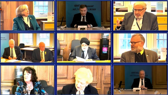 مؤتمر في برلمان انجلترا - مواجهة سیاسة النظام الإيراني لإثارة الحرب وكلمة البرلمانيين