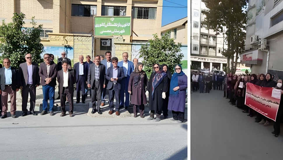 استمرار احتجاجات المتقاعدین في إيران: الحكومة المفلسة عدوة المتقاعدين