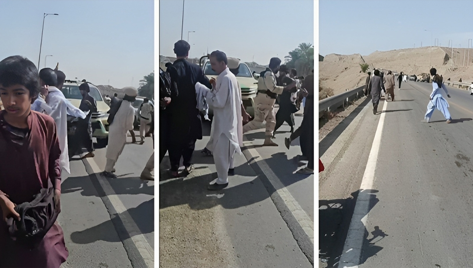 اشتباكات بين المواطنين والقوات العسكرية القمعية في مدينة راسك في بلوشستان إيران