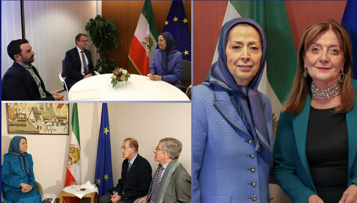 لقاءات أعضاء البرلمان الأوروبي مع مريم رجوي في ستراسبورغ