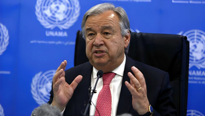 أنطونيو غوتيريش: قطاع غزة في خضم كارثة إنسانية تاريخية