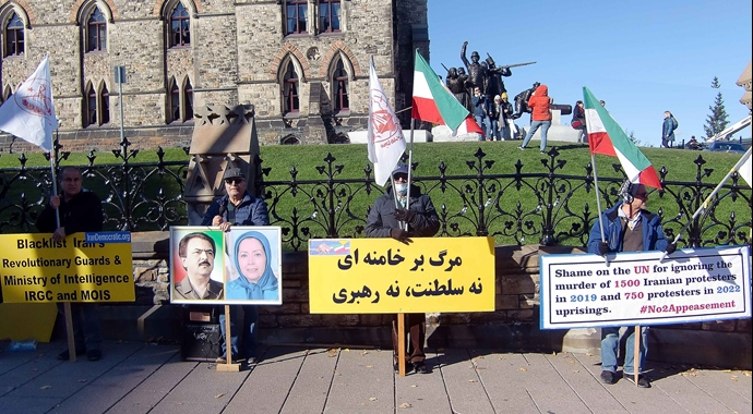 أوتاوا، فانكوفر، تورونتو وهولندا - وقفات أنصار منظمة مجاهدي خلق الإيرانية