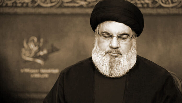 محاولة عبثية لحسن نصر الله، زعيم حزب الشيطان، لافلات خامنئي من عواقب إثارته للحرب