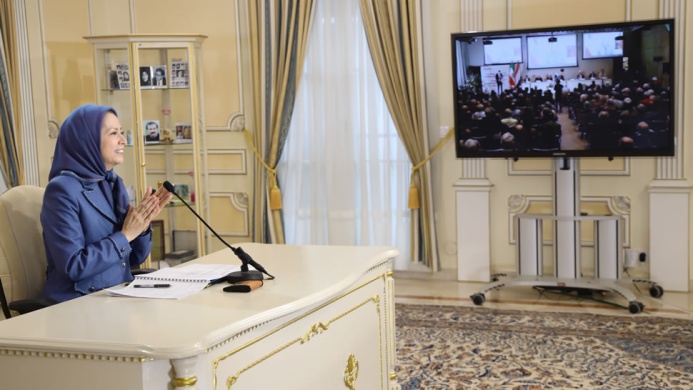 مريم رجوي ينبغي اتخاذ الترتيبات اللازمة لمحاكمة خامنئي ورئيسي وغيرهما من قادة نظام الملالي