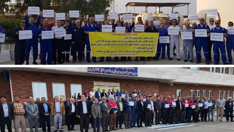 استمرار وقفات احتجاجية للعاملين في النفط