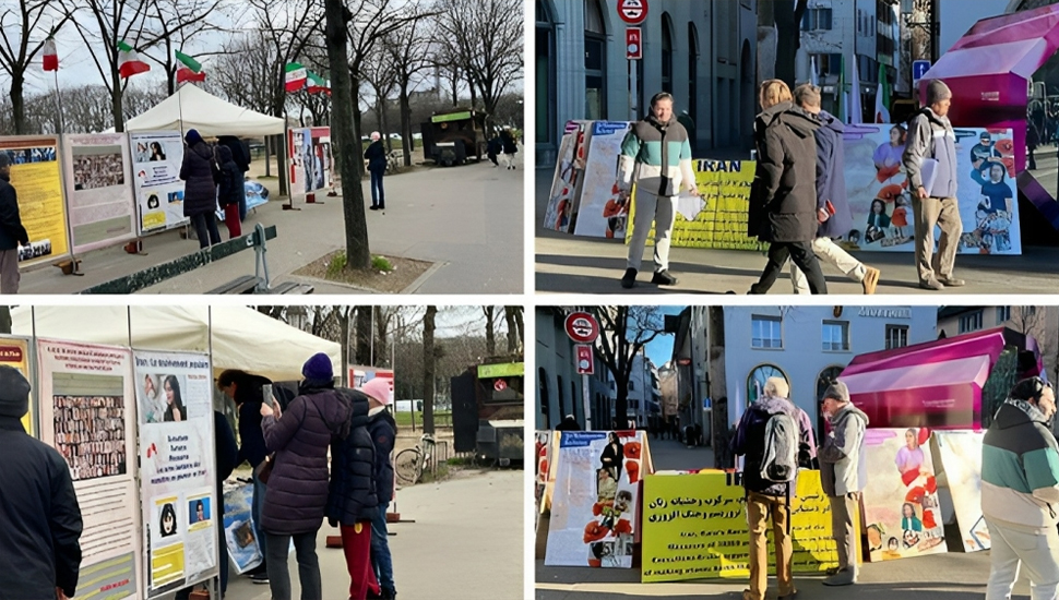 باريس وزيورخ - معرض لصور شهداء الثورة الإيرانية