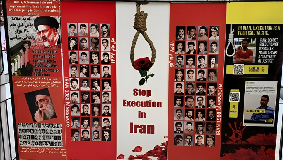 تظاهرات تنظمها الجالية الإيرانية تنديدًا بمشاركة رئيسي في المنتدى العالمي للاجئين ميونخ وبوخارست وسيدني ومونتريال وفانكوفر وكاليفورنيا