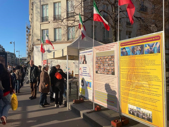 باريس وميونيخ - معرض صور لشهداء الانتفاضة الإيرانية والتضامن معها