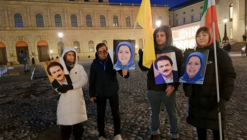 ميونخ - تظاهرة للجالية الإيرانية تنديدًا بزيارة رئيسي لجنيف