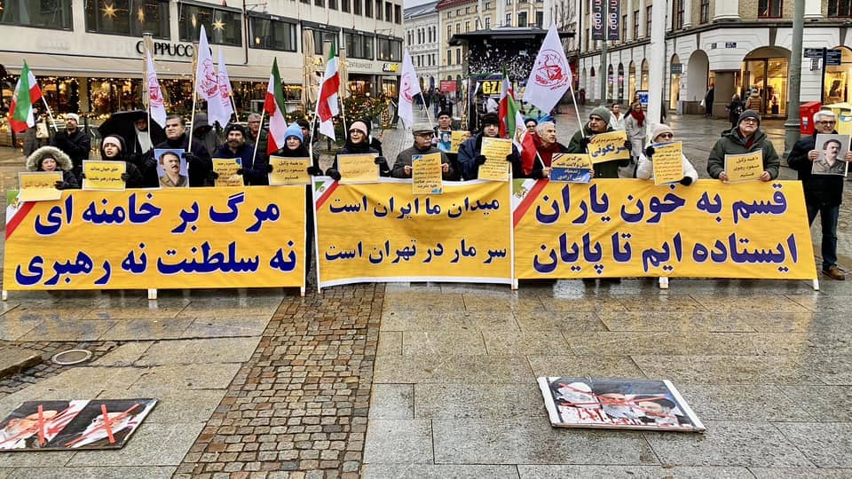 مدن مختلفة من العالم تشهد تظاهرات إيرانيين ضد نظام الملالي