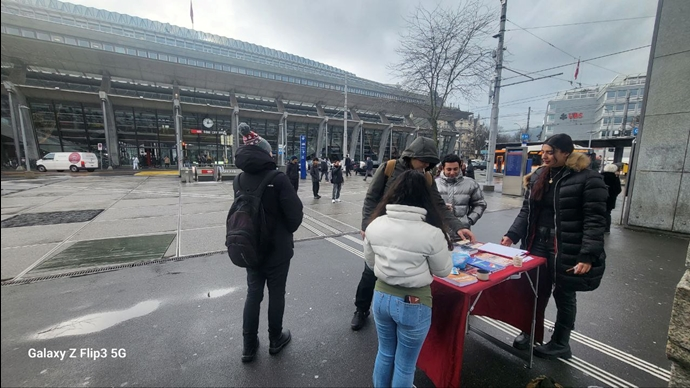 لوسيرن، سويسرا – مظاهرات إيرانيين ضد نظام الملالي