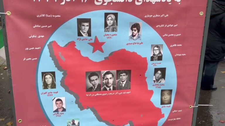 باريس، ساحة الباستيل، دوسلدورف، ألمانيا، برلين، هايدلبرغ وساحة ناسيون في جنيف – تضامن مع الانتفاضة الوطنية في إيران