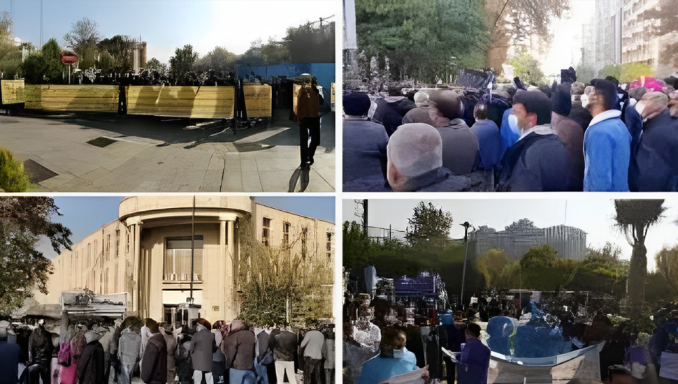 إضراب ومسيرات احتجاجية في عدة مدن إيران