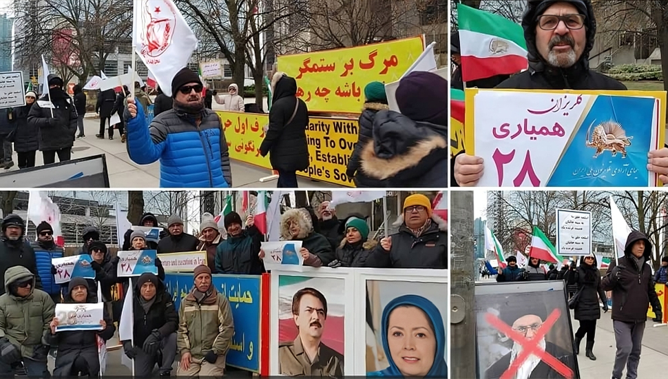 فانكوفر وتورنتو وبرلين وبيرمين وأوتاوا - تظاهرات للجالية الإيرانية إحياء لذكرى شهداء الانتفاضة العارمة في إيران