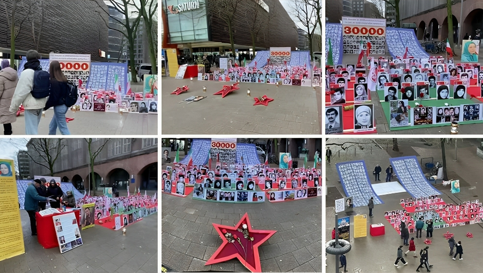 هامبورغ – معرض صور لشهداء الانتفاضة الوطنية في إيران