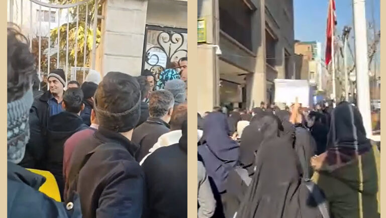 الاحتجاجات في إيران – تجمع احتجاجي للمدرسين والخبازين في طهران