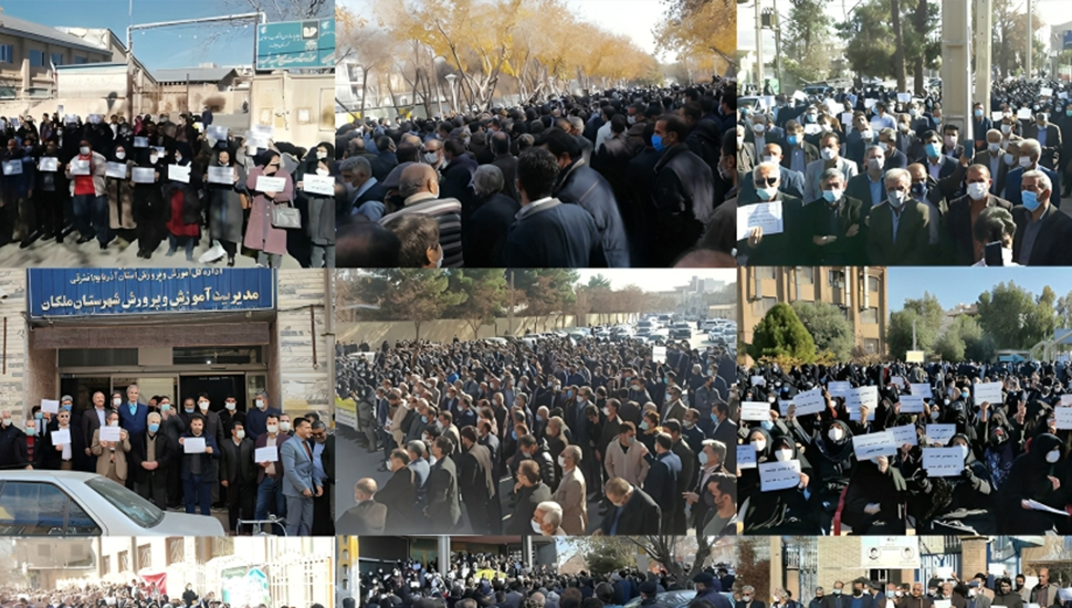 3093 حركة احتجاجية في إيران في عام 2023