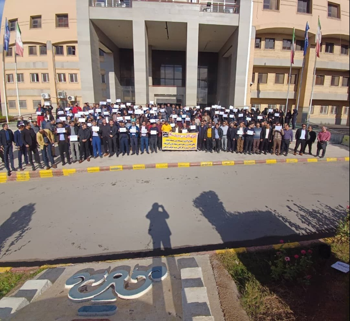 تجمعات احتجاجية في لاوان وحقل بارس جنوبي والأهواز: صوت العمال يرتفع في صناعة النفط"