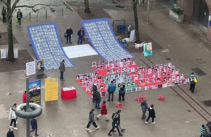 هامبورغ – معرض صور لشهداء الانتفاضة الوطنية في إيران