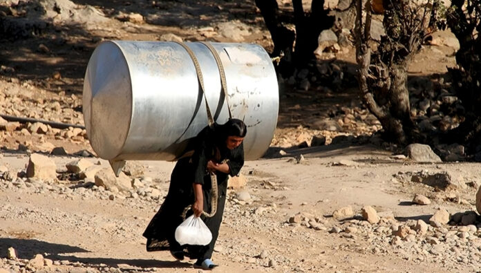 أزمة نقص المياه الحادة في إيران