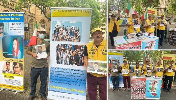 سيدني – الإيرانيون يحتجون على عمليات الإعدام في إيران