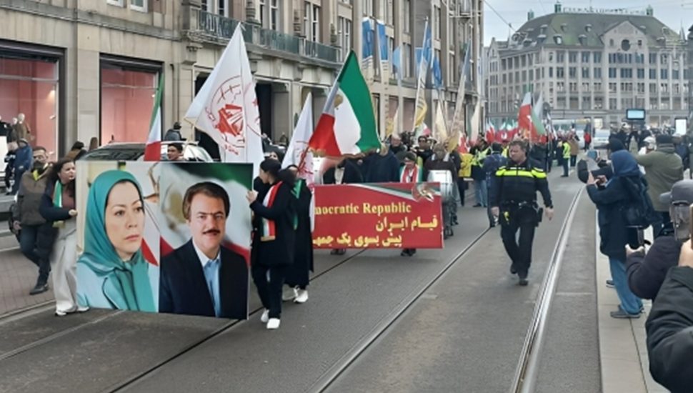 أمستردام – مسيرة الإيرانيين في هولندا ضد النظام الإيراني