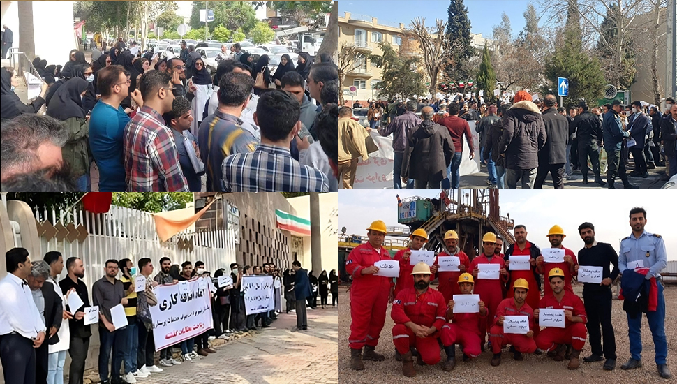 تجمعات احتجاجية في بوشهر و رشت وطهران وقم والأهواز سراوان