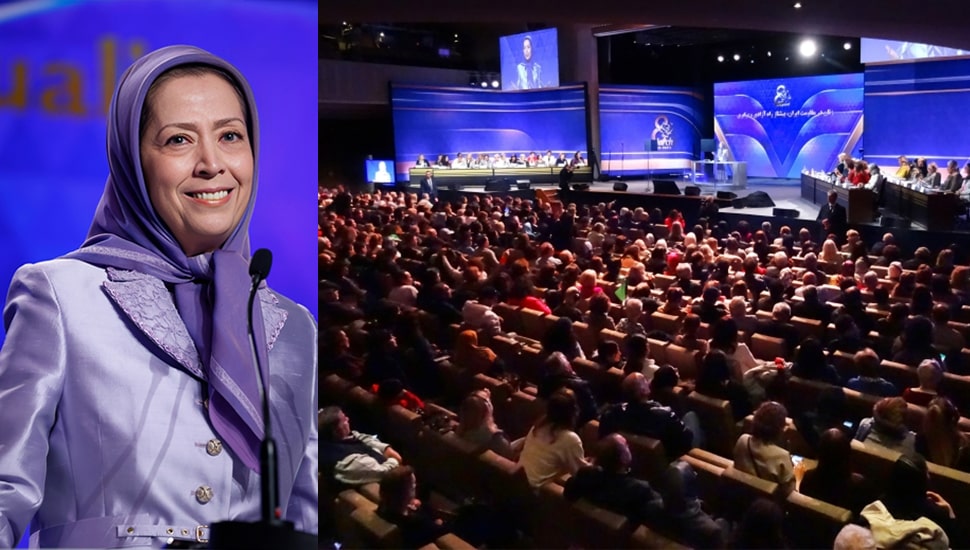 مريم رجوي مشارکة النساء الفاعلة والمتکافئة في القیادة‌ السیاسیة ضرورة‌ الدیمقراطیة