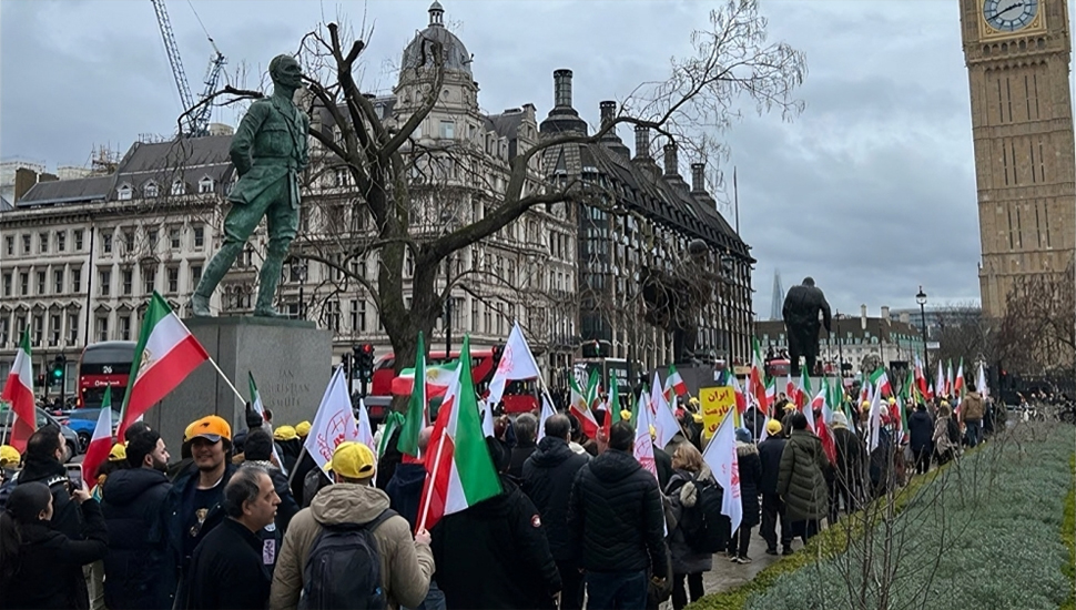 لندن - مظاهرة ومسيرة للإيرانيين ضد نظام الملالي