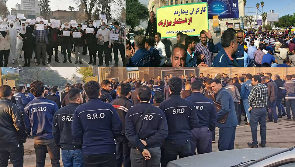 إضرابات واحتجاجات في إيران: من عمال الصلب في الأهواز إلى ممرضات شيراز وعائلات مرضى SMA