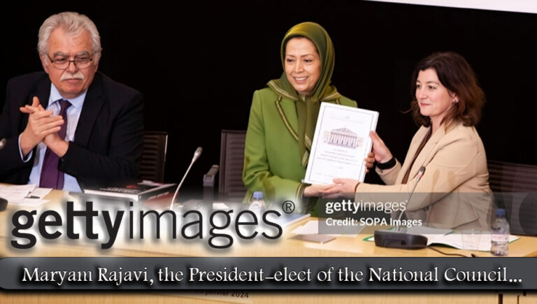 Getty Images : تقرير مصور عن اجتماع في الجمعية الوطنية الفرنسية بحضور مريم رجوي