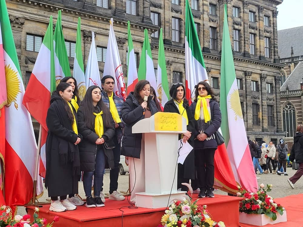 أمستردام – مسيرة الإيرانيين في هولندا ضد النظام الإيراني