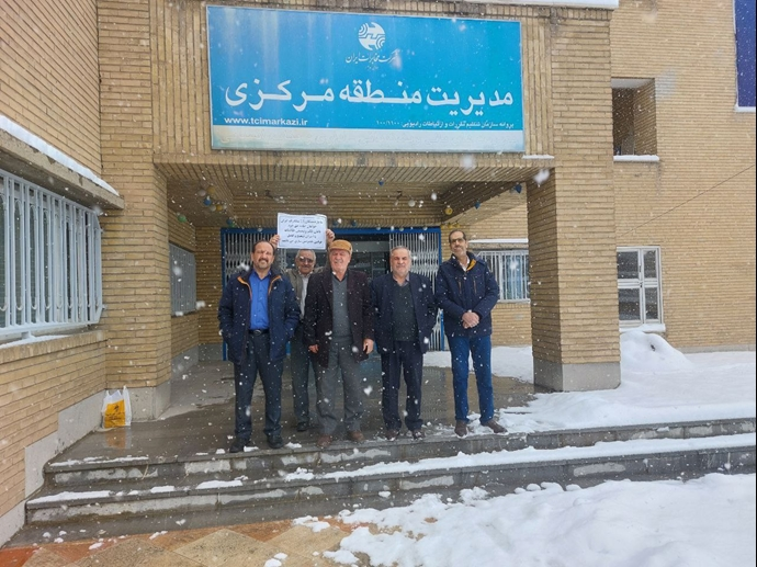 استمرار احتجاجات متقاعدي شركة الاتصالات الحكومية في العديد من المدن الايرانية