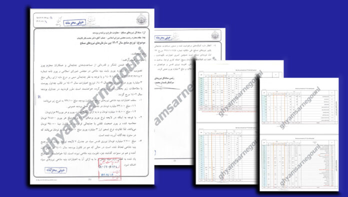 الوثائق تكشف:  الميزانية الفلكية للأجهزة القمعية لنظام الملالي