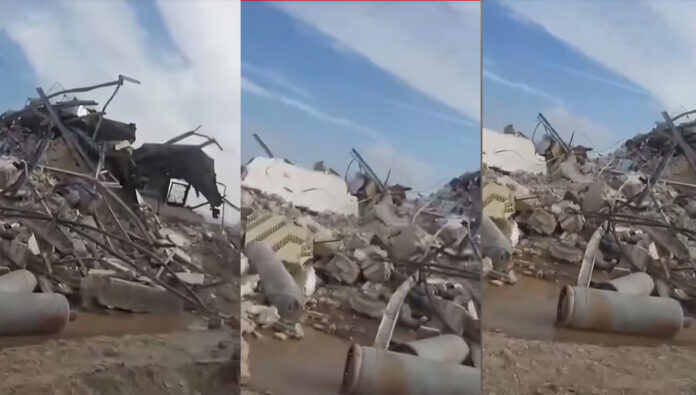 هدم المنازل السكنية للمواطنين البلوش من قبل القوات العسكرية في مدينة زاهدان